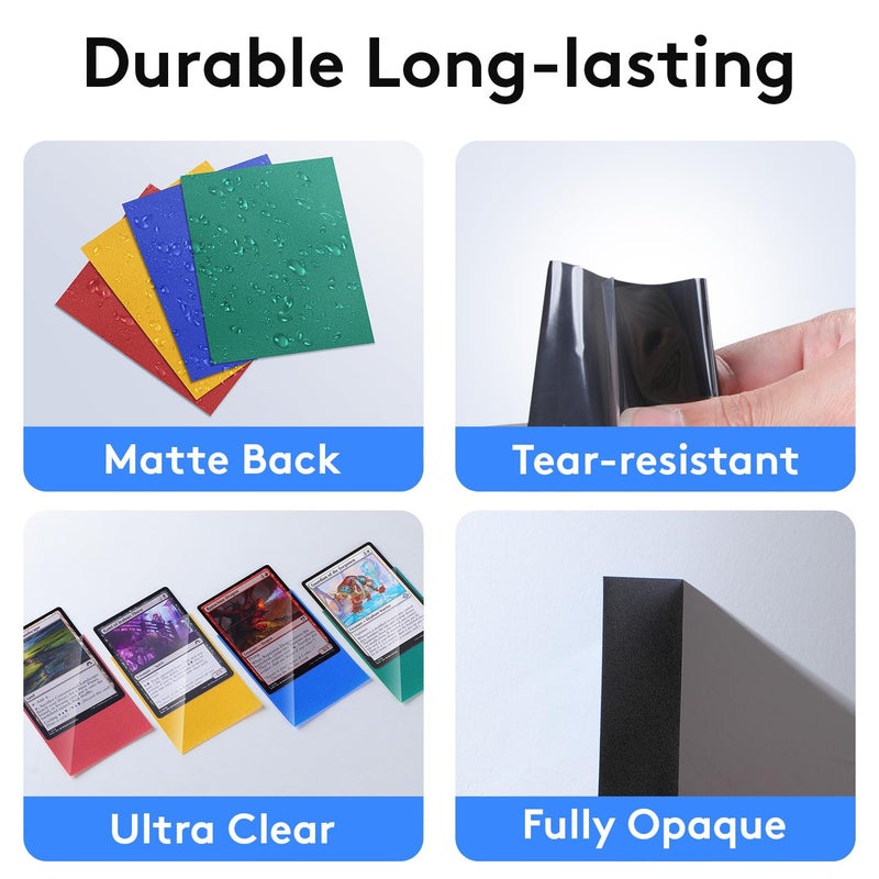 SEFOWG 600ct MTG Card Sleeves  6 Colors Matte Card Sleeves Magic  TCG Card Sleeve  Magic Card Sleeve  Card Protectors for MTG  TCG  Baseball  Trading  Game Cards - Image 2